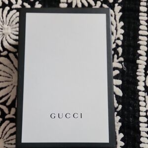 Gucci White Box and Dust Bag with Black Trim